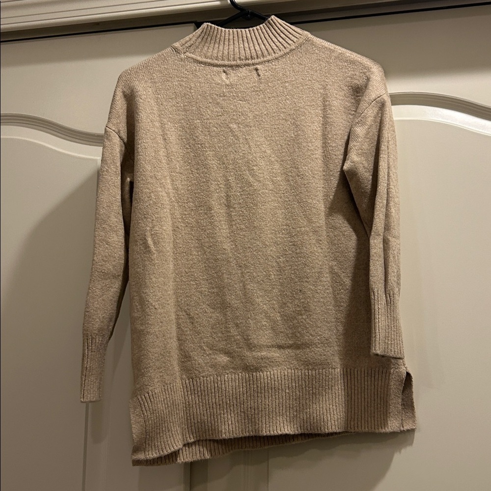 LOFT Mock Neck Snowflake Sweater - Picture 5 of 5